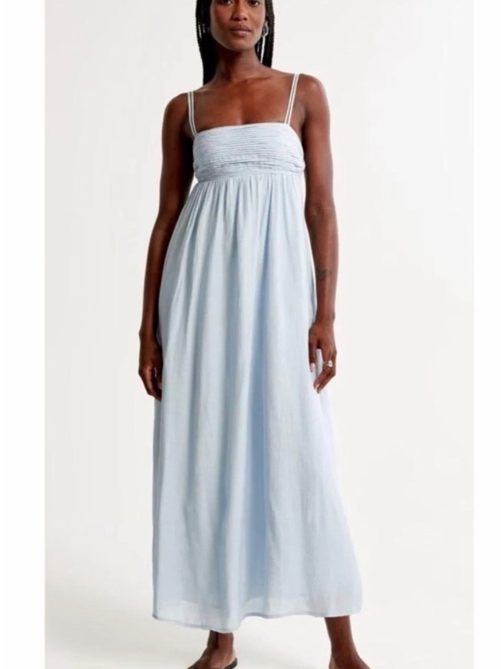 Abercrombie & Fitch Light Blue Maxi Dress